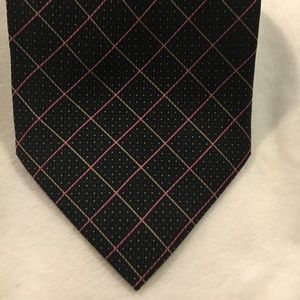NAUTICA  DESIGNER SILK TIE, BLACK N-12